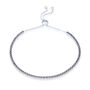 Sterling Silver Nova Cz Tennis Bracelet, thumbnail 6 of 10