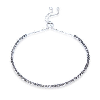 Sterling Silver Nova Cz Tennis Bracelet, 6 of 10