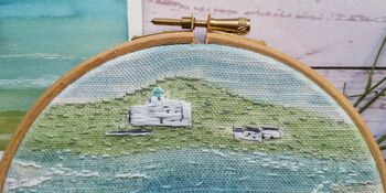 Burgh Island Hand Embroidery Pattern, 4 of 6