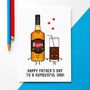 Funny Rum Father's Day Card, thumbnail 3 of 3