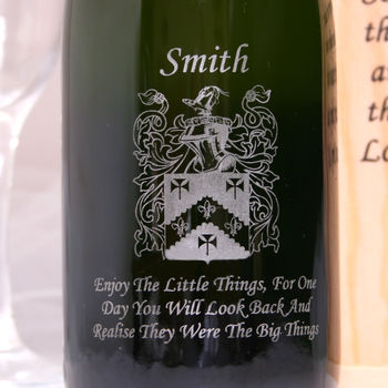 Personalised Champagne With Your Family Crest, 2 of 2