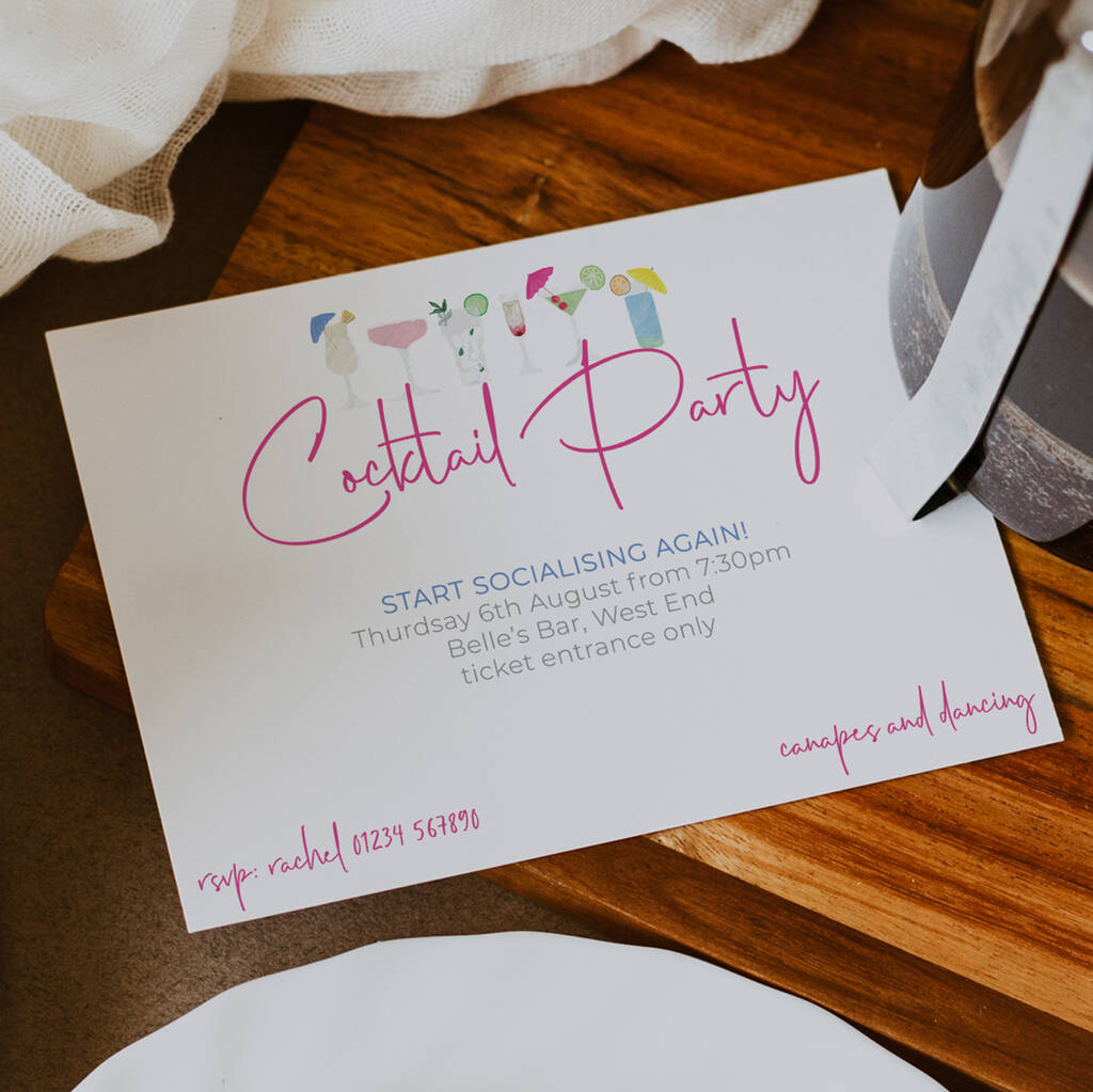 Drinks Party Invitations, 1 of 5