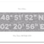 Personalised Coordinates Print Where It All Began, thumbnail 3 of 4