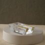 Hadnmade Glass Cigar Ashtray With Gold Leaf Detail, thumbnail 3 of 7