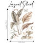 Japandi Fields Wall Art Sticker Set, thumbnail 2 of 3