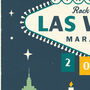 Personalised Las Vegas Marathon Print, Unframed, thumbnail 3 of 4