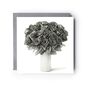 Monochrome Hand Drawn Bunch Of Roses Greeting Card, thumbnail 2 of 6