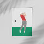 Jordan Spieth Golf Poster, thumbnail 3 of 4