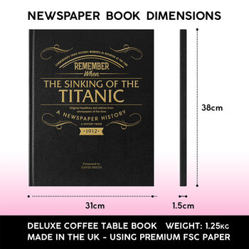 The Titanic Personalised Iconic History Book, 5 of 6