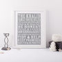 Personalised House Rules Print, thumbnail 1 of 5