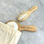 Personalised Wooden Brush And Mirror Set For Kids, thumbnail 3 of 7