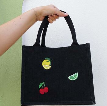 The Multi Fruit Mini Jute Bag, 8 of 8