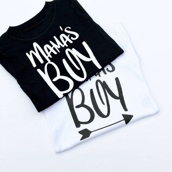 Mama's Boy Kids T Shirt, 3 of 5