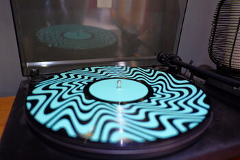 Swirl Upcycled 12' Lp Vinyl Record Decor, 4 of 11
