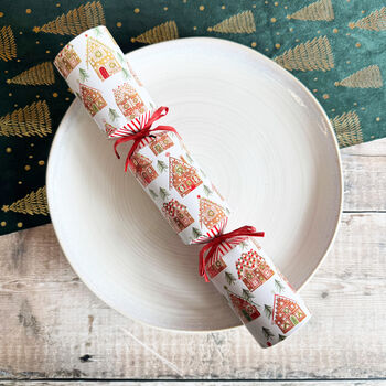 Festive Gingerbread Christmas Crackers X Six, 3 of 7