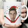 Personalised Photo Upload Christmas Elf Mug, thumbnail 3 of 3