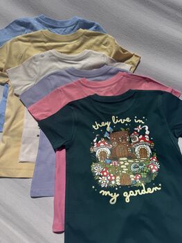 Fairy Garden Kids Organic T Shirt, 4 of 9