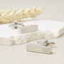 Personalised Initial Bar Cufflinks, thumbnail 1 of 12