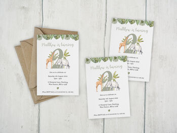 Personalised Jungle Party Invitations, 3 of 4