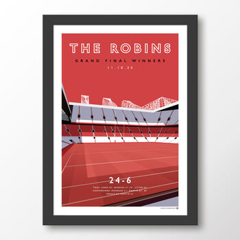 Hull Kr Grand Final Champions 2025 Poster, 6 of 6
