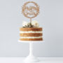Personalised Laurel Wedding Cake Topper, thumbnail 2 of 8