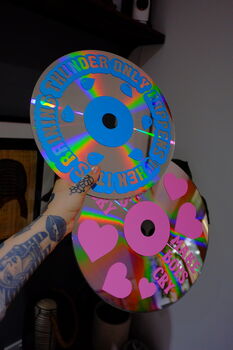 Make Boys Cry Upcycled 12' Laser Disc Decor, 6 of 6