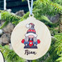 Personalised Gonk Wooden Baubles, thumbnail 3 of 5