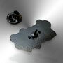 Choose Love Always Glitter Heart Enamel Lapel Pin Badge, thumbnail 6 of 8