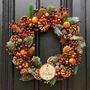 Personalised Winter Forest Fruits Christmas Wreath, thumbnail 1 of 5