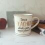 ‘I’m A Teacher, What’s Your Superpower?’ Mug – A Thoughtful Thank You, thumbnail 3 of 5