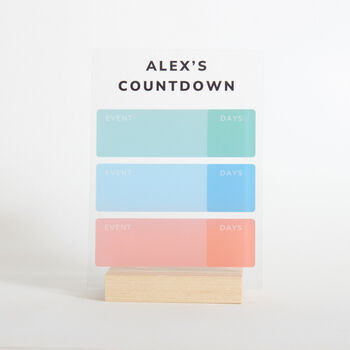 Personalised Countdown Sign, 8 of 8
