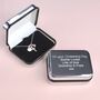 Girl's Personalised Sterling Silver Cross Christening Necklace, thumbnail 4 of 11