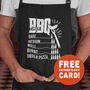 BBQ Apron Gift Set For Him Dad Birthday Fathers Day, thumbnail 4 of 8