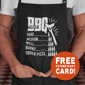 BBQ Apron Gift Set For Him Dad Birthday Fathers Day, 4 of 8