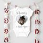 Personalised I Love You Mummy Photo Babygrow Or Sleepsuit, thumbnail 1 of 4