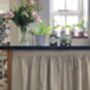 Velcro Sink Skirt, Bespoke Stripy Cabinet Curtains, thumbnail 3 of 5