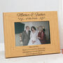Personalised Mother And Father Of The Bride Frame, thumbnail 1 of 7