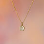 Mother Of Pearl Affirmation Gold Plated Necklace, thumbnail 3 of 9