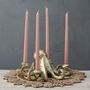 Octopus Candle Holders In Gold, Silver And Bronze, thumbnail 1 of 8