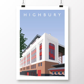 Arsenal Fc Highbury Avenell Road Poster, 2 of 7