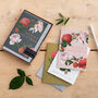 Box Of Eight Botanical Christmas Cards Berry Roses, thumbnail 1 of 2