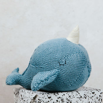 Andy The Hand Knitted Narwhal, 7 of 11