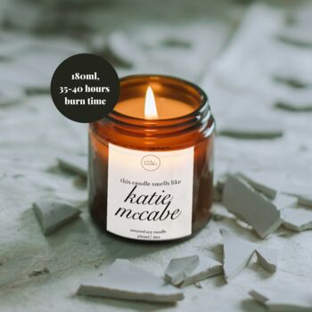 Katie Mccabe Candle With Matches, Arsenal Women's Football Gift, 2 of 11