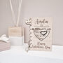 Personalised Wooden Valentine’s Card – Keepsake Gift, thumbnail 9 of 9