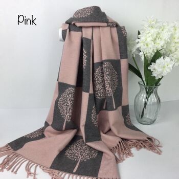 Two Tone Mulberry Tree Blanket Scarf, 7 of 10