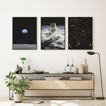 A Set Of Three Contemporary Space Art Prints, 5 of 12