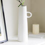 Tall White Vase, thumbnail 1 of 3