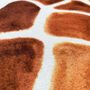 Giraffe Cushion Cover With Brown And White Colours, thumbnail 6 of 7