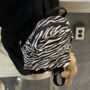 Animal Zebra Print Small Backpack Bag, thumbnail 2 of 8
