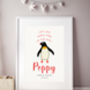 Personalised ‘With You Every Step Of The Way’ Print, thumbnail 3 of 9